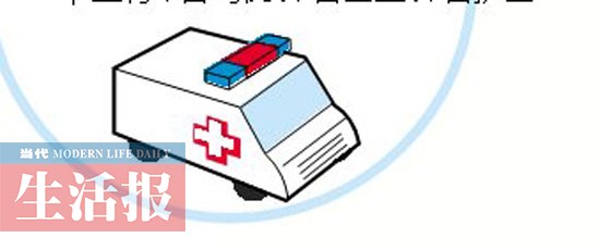 深夜醫院急救車執行任務 4小時急救路上救3人(圖)