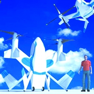 美宇航局發(fā)明電動隱形飛機(jī) 可垂直起飛