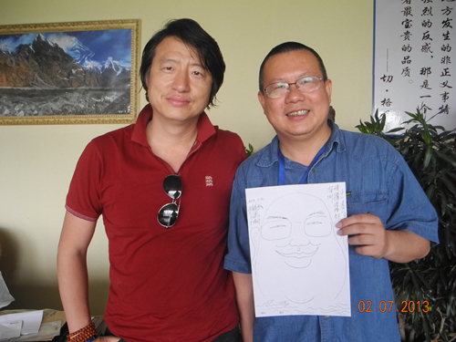 著名藝術家王麒誠出席喀交會，讓藝術助力喀什夢、中國夢