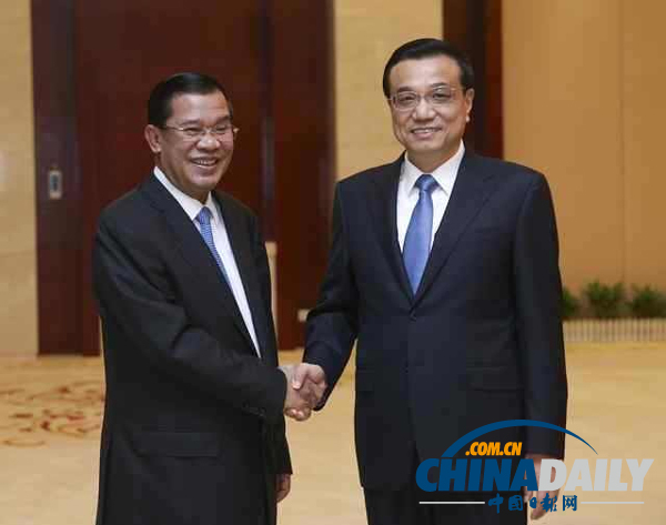 李克強會見東盟國家領(lǐng)導人
