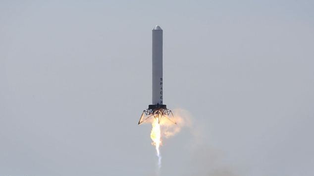美公布可循環火箭最新試飛視頻 升空80米后平穩著陸
