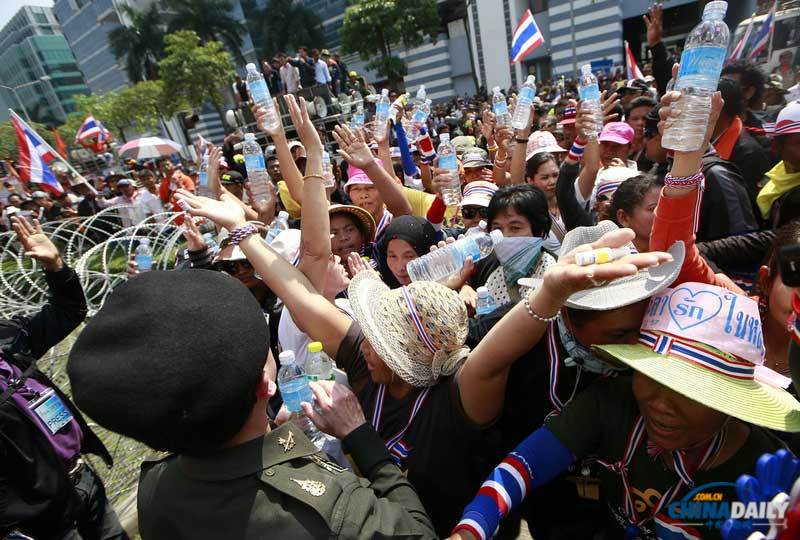 泰國反對(duì)派醞釀更大規(guī)模示威 試圖使泰國大選無效化
