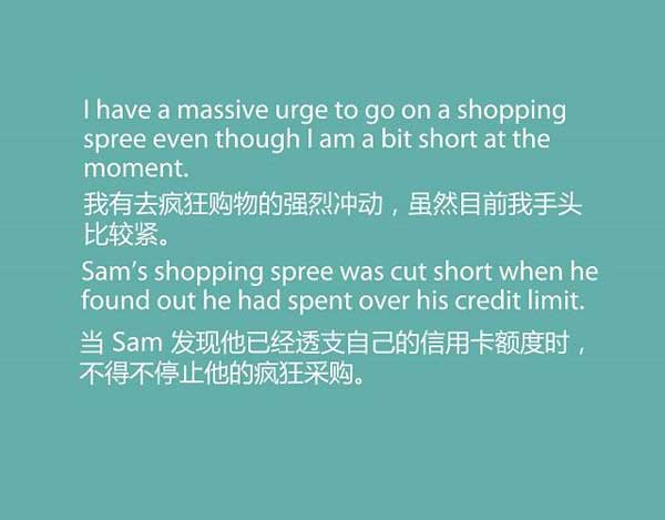 雙十一來了，剁手黨們準備好了嗎？瘋狂購物英語怎么說？