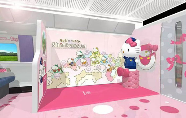 少女心爆棚！日本Hello Kitty主題新干線粉嫩出發