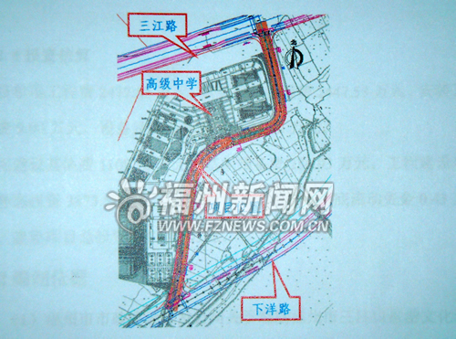 三江口高中配套建新路　旅游文化城多條南北通道