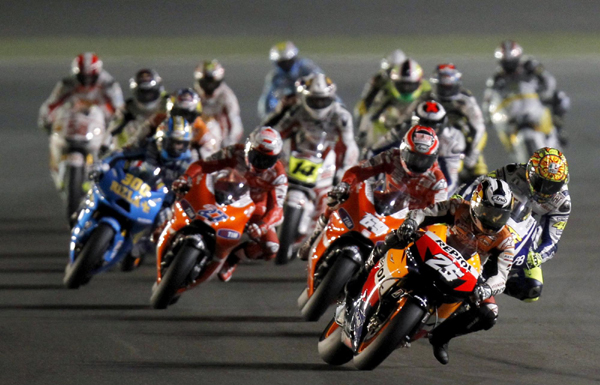 世界摩托車錦標賽卡塔爾站：MOTOGP羅西奪冠